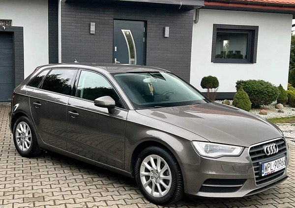 Audi A3 cena 43900 przebieg: 214000, rok produkcji 2013 z Świątniki Górne małe 704